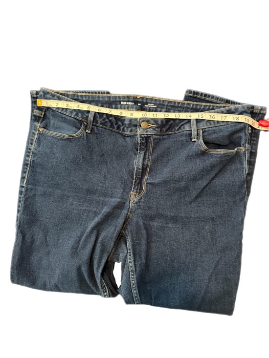 Old Navy Women’s High Rise Wow Straight Dark Wash Blue Jeans Size 20 - Picture 9 of 11